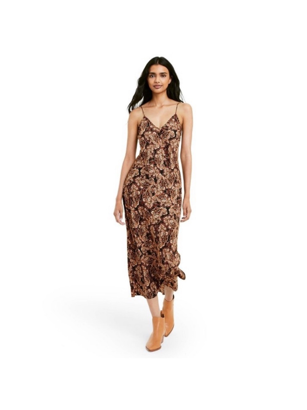 Nili Lotan x Target Paisley Print Slip Dress Large - Picture 4 of 9